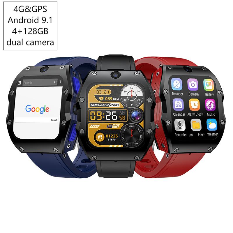 Smartwatches - สมาร์ทวอทช์ 4G ระบบแอนดรอยด์ 4+128GB พร้อม GPS