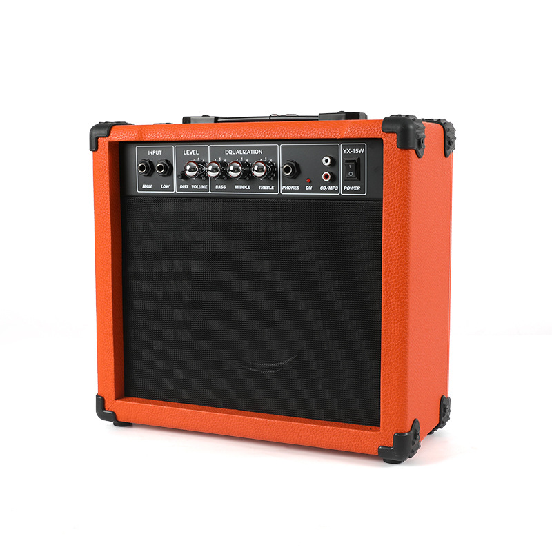 Speakers - กีตาร์ไฟฟ้าสำหรับผู้เริ่มต้น ระดับเริ่มต้น ข้ามพรมแดน กำลังขับ 15 วัตต์