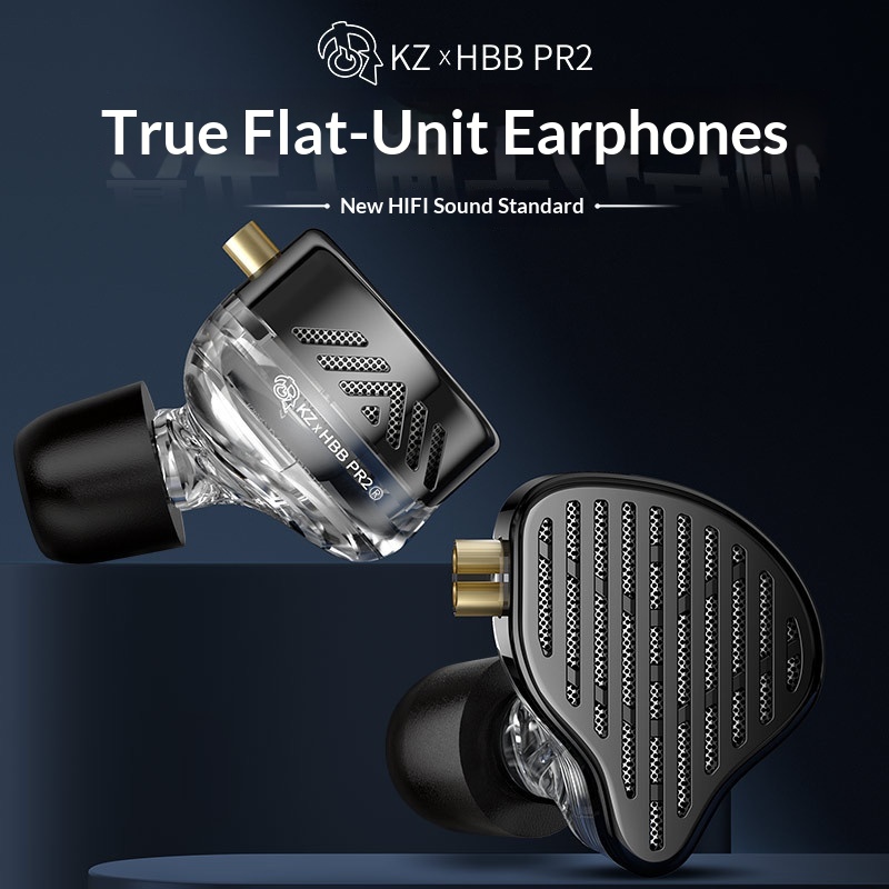 Planar Magnetic Iem Earphones - มีสินค้าพร้อมส่ง หูฟังอินเอียร์ Kz‑Pr2 Planar Magnetic Hi‑Fi
