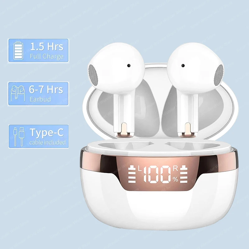 J97 หูฟังบลูทูธ TWS หูฟังไร้สา - Tws Earbuds Bluetooth 5.3 บทวิจารณ์และราคา