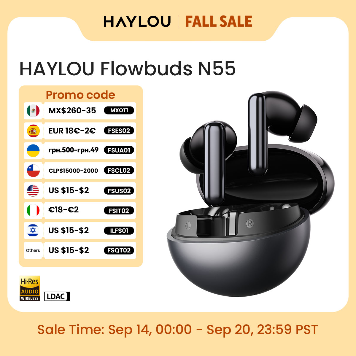 HAYLOU Flowbuds N55 หูฟังไร้สา - Type C Wired Earphones With Mic บทวิจารณ์และราคา