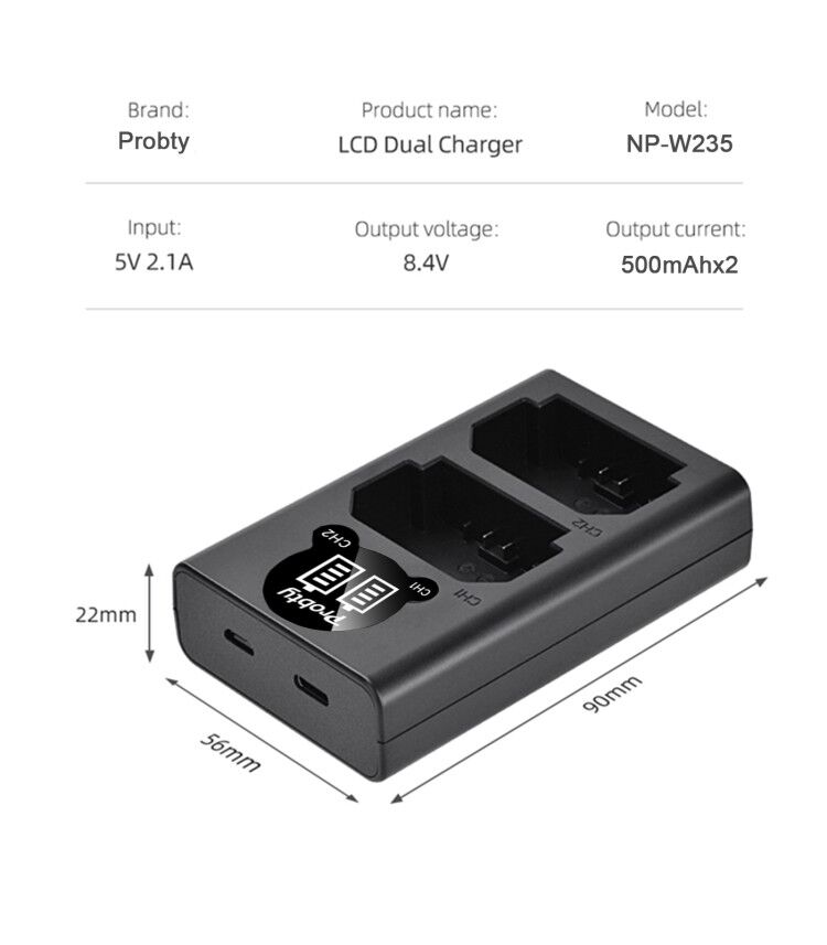 แบตเตอรี่ 2200mAh NP-W235 พร้อ - Drones บทวิจารณ์และราคา