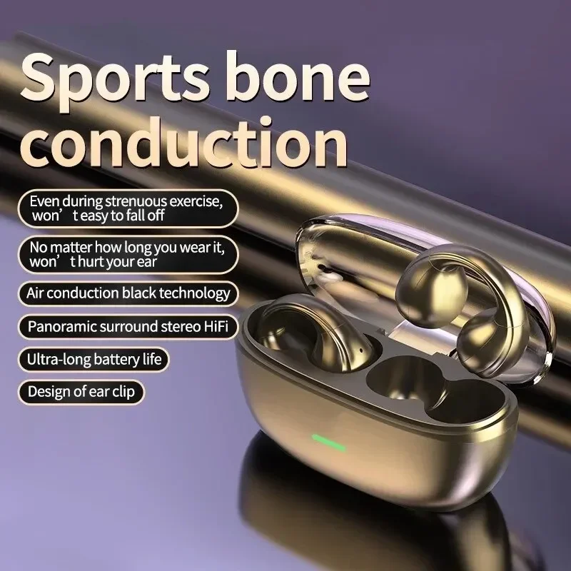 หูฟังไร้สายบลูทูธ TWS แบบคลิปห - Bone Conduction Running Headphones บทวิจารณ์และราคา