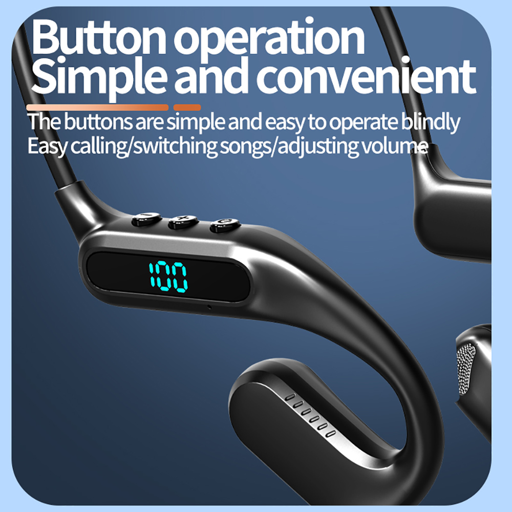 KEBIDUMEI หูฟังบลูทูธ 6.0 แบบเ - Bone Conduction Running Headphones บทวิจารณ์และราคา