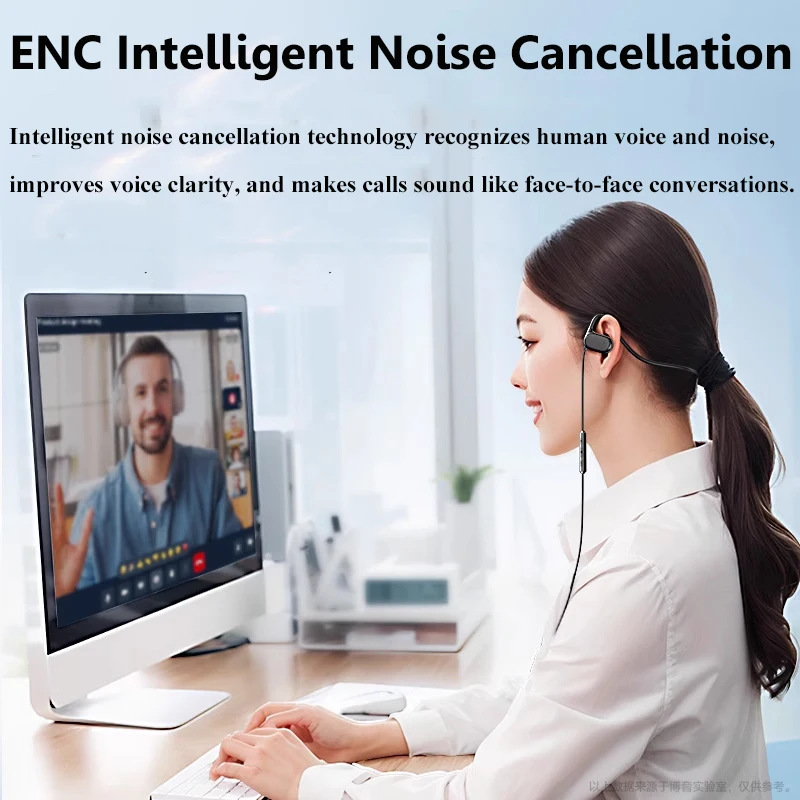 หูฟังแบบเปิดหูแบบมีสาย 3.5 มม. - Open Ear Air Conduction Headphones บทวิจารณ์และราคา