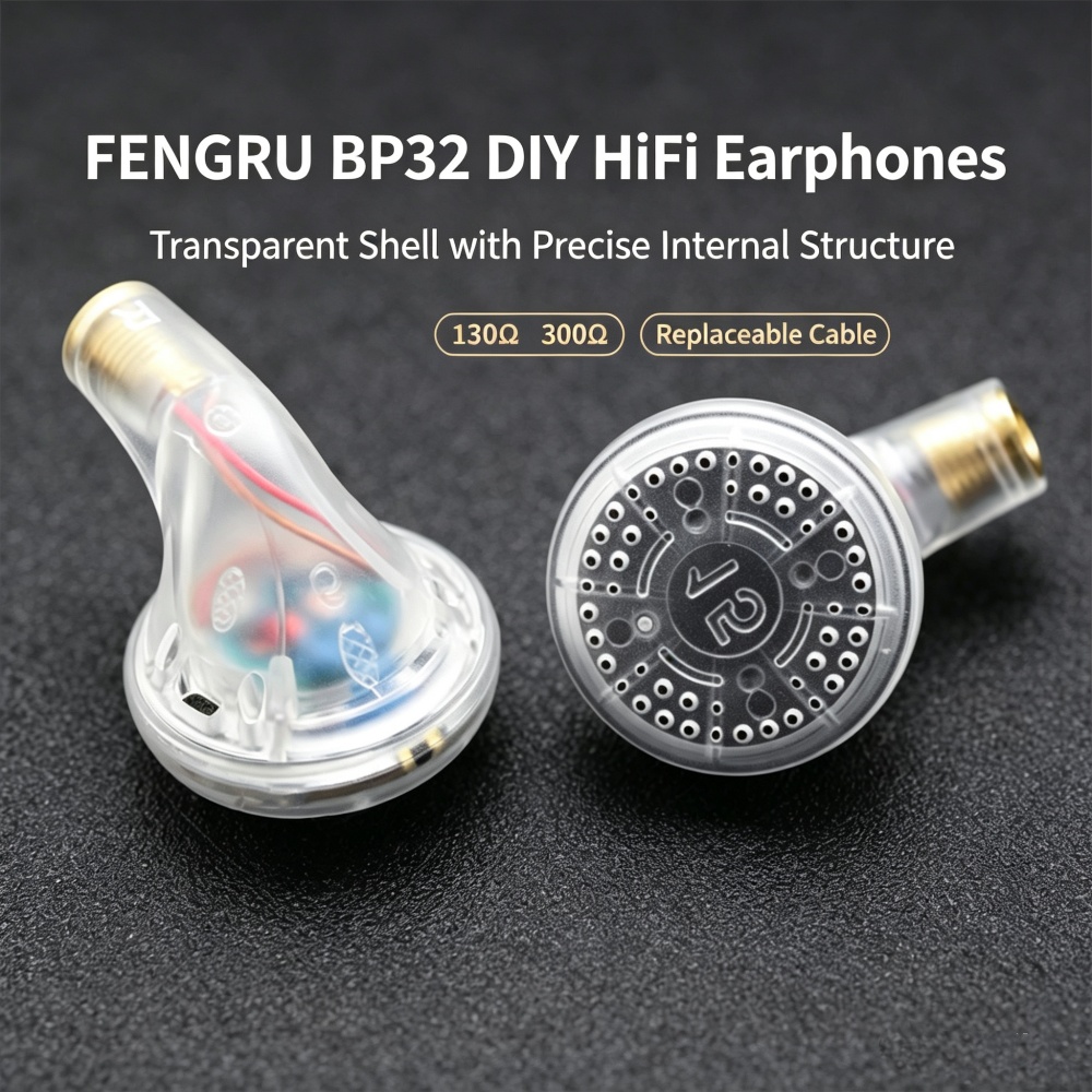 FENGRU BP32 Diy 130 โอห์ม ไดรเ - Planar Magnetic Iem Earphones บทวิจารณ์และราคา