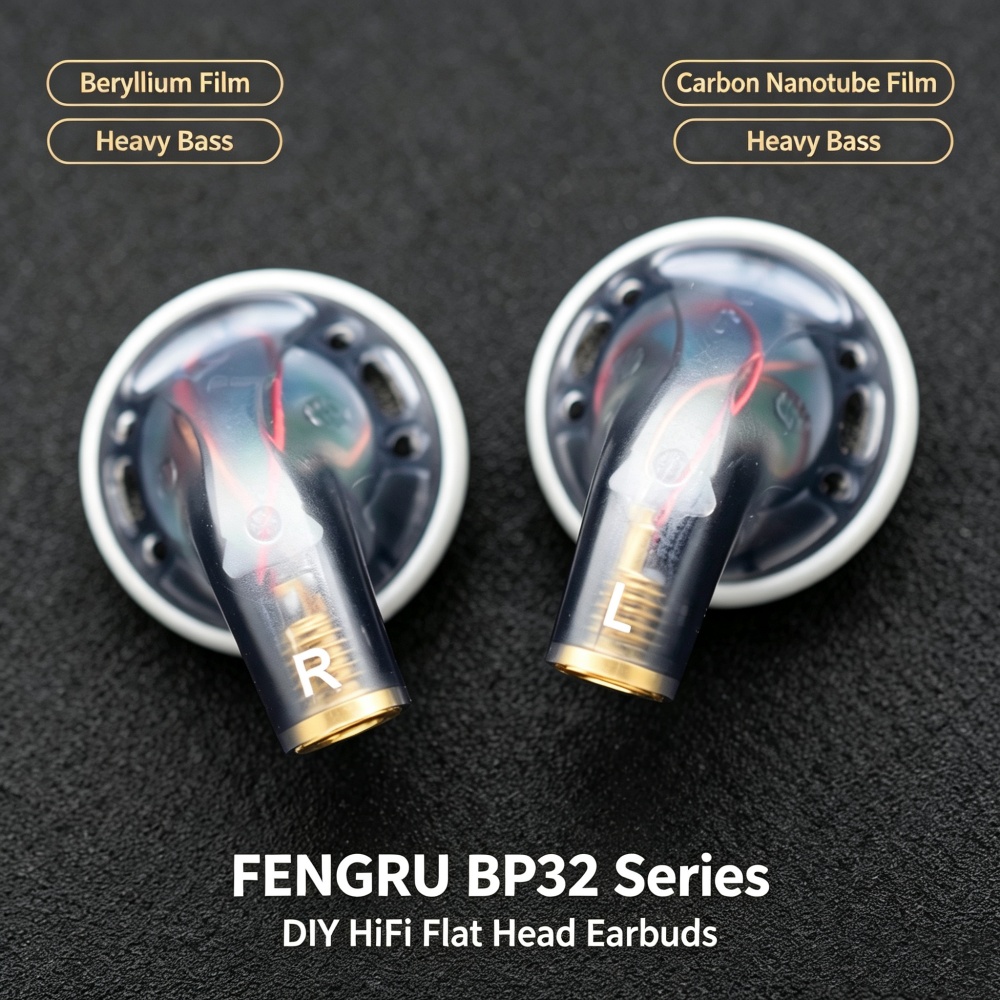 FENGRU BP32 Diy 130 โอห์ม ไดรเ - Planar Magnetic Iem Earphones บทวิจารณ์และราคา