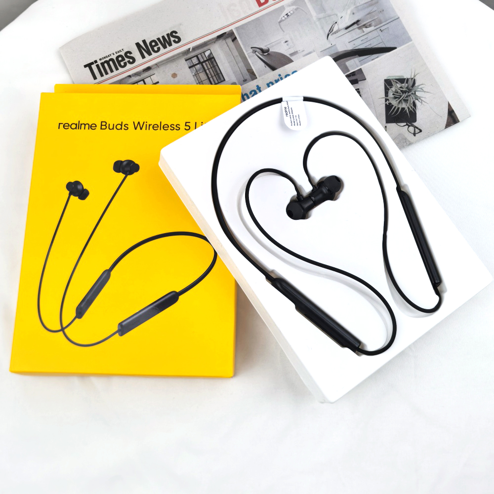 Realme Buds Wireless 5 Lite หู - Magnetic Neckband Sports Earphones บทวิจารณ์และราคา