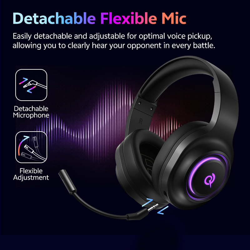 หูฟังเกมมิ่ง QCY Heroad V200 พ - Gaming Headset With Mic Rgb บทวิจารณ์และราคา