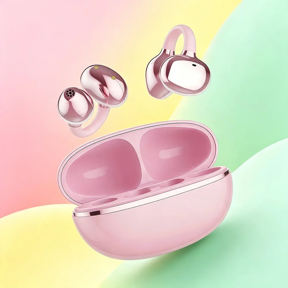 หูฟังบลูทูธแบบเปิดหู คลิปหนีบไ - Open Ear Air Conduction Headphones บทวิจารณ์และราคา