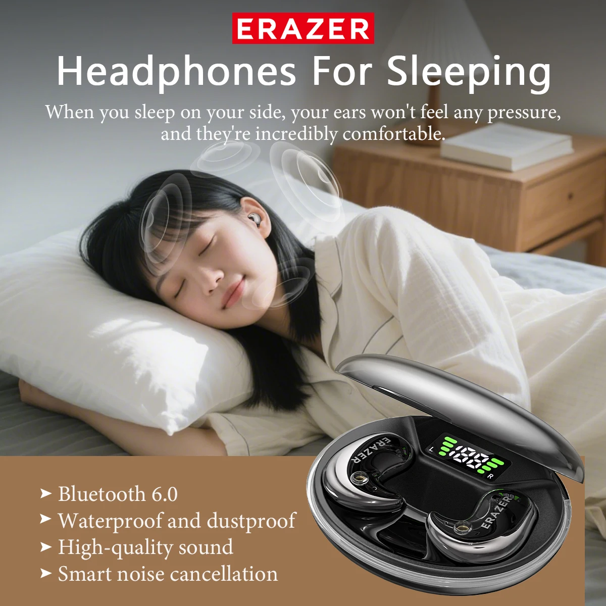 หูฟังบลูทูธแบบอินเอียร์ EARZER - Type C Wired Earphones With Mic บทวิจารณ์และราคา