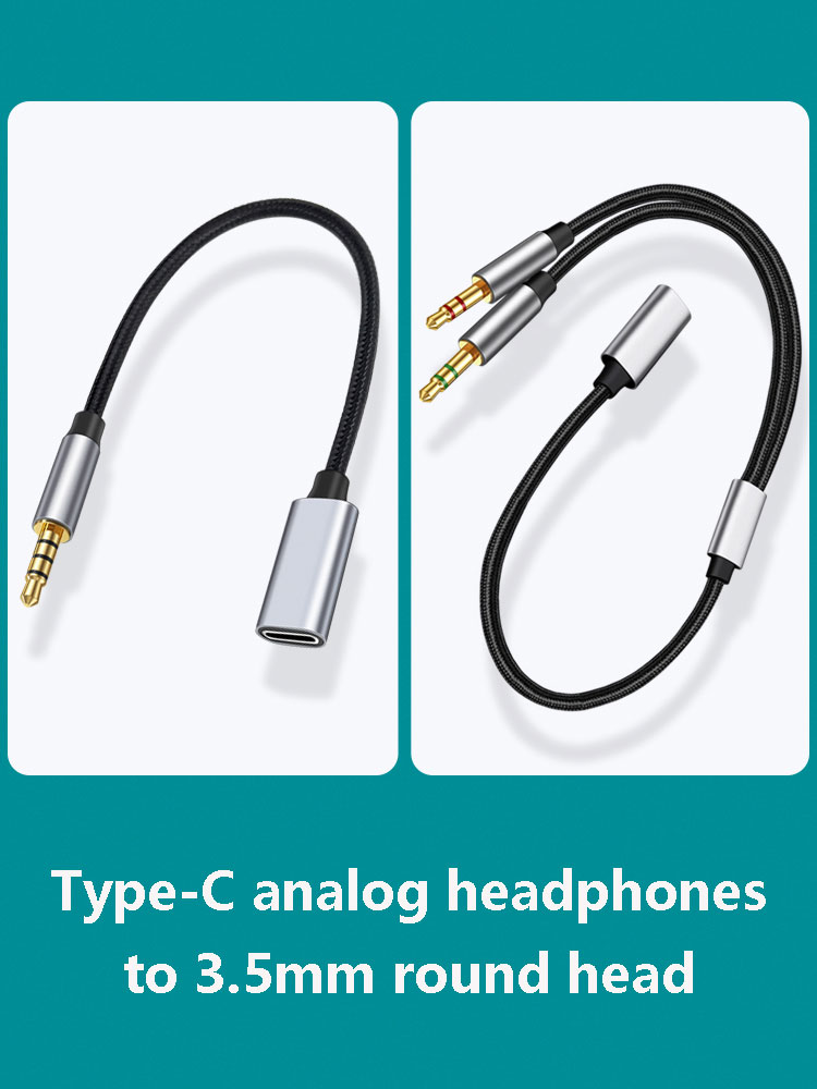 3.5 มม.ชายถึง Type-C Aux อะแดป - Type C Wired Earphones With Mic บทวิจารณ์และราคา