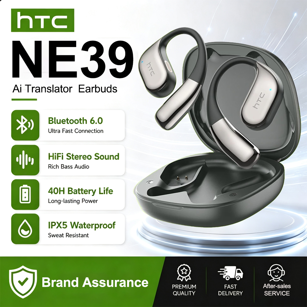 HTC NE39 AI แปลภาษาได้ หูฟังไร - Open Ear Air Conduction Headphones บทวิจารณ์และราคา