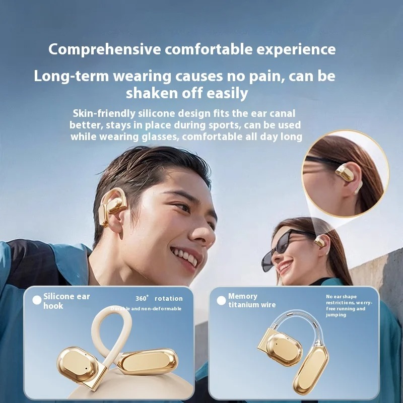 หูฟังบลูทูธไร้สายแบบเปิดหูรุ่น - Open Ear Air Conduction Headphones บทวิจารณ์และราคา
