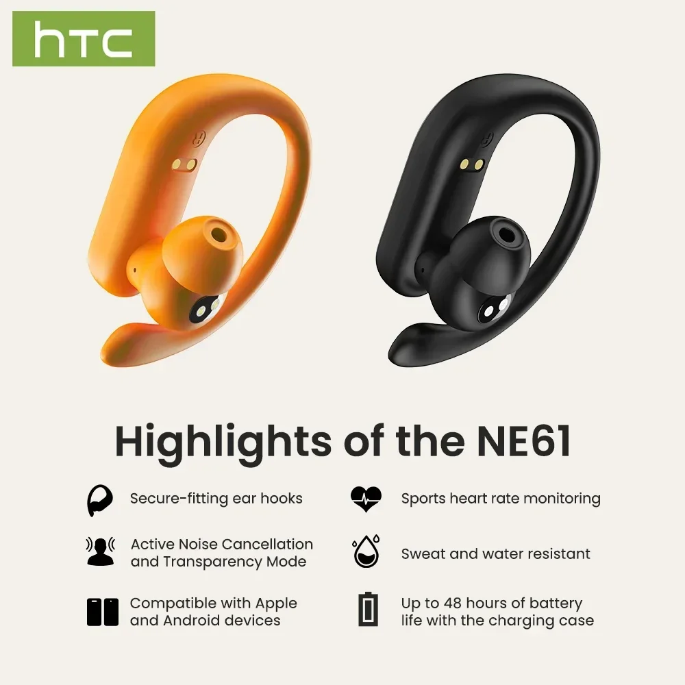 หูฟังบลูทูธ HTC NE61 ตัดเสียงร - Type C Wired Earphones With Mic บทวิจารณ์และราคา